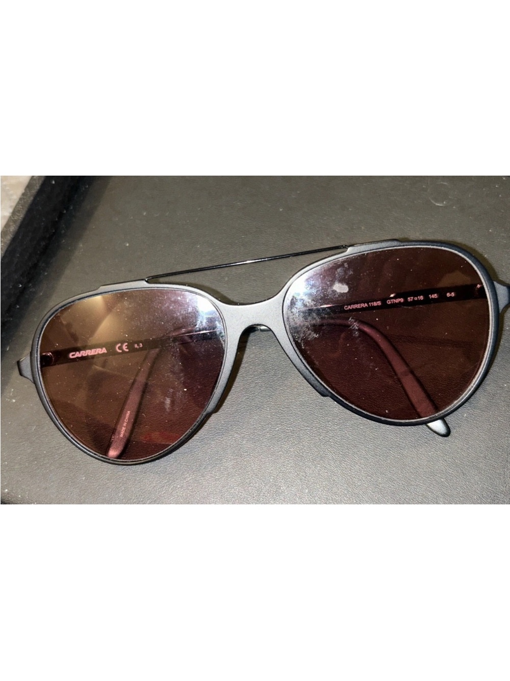 Carrera Black Frame Sunglass Frame Only - Aviator Style